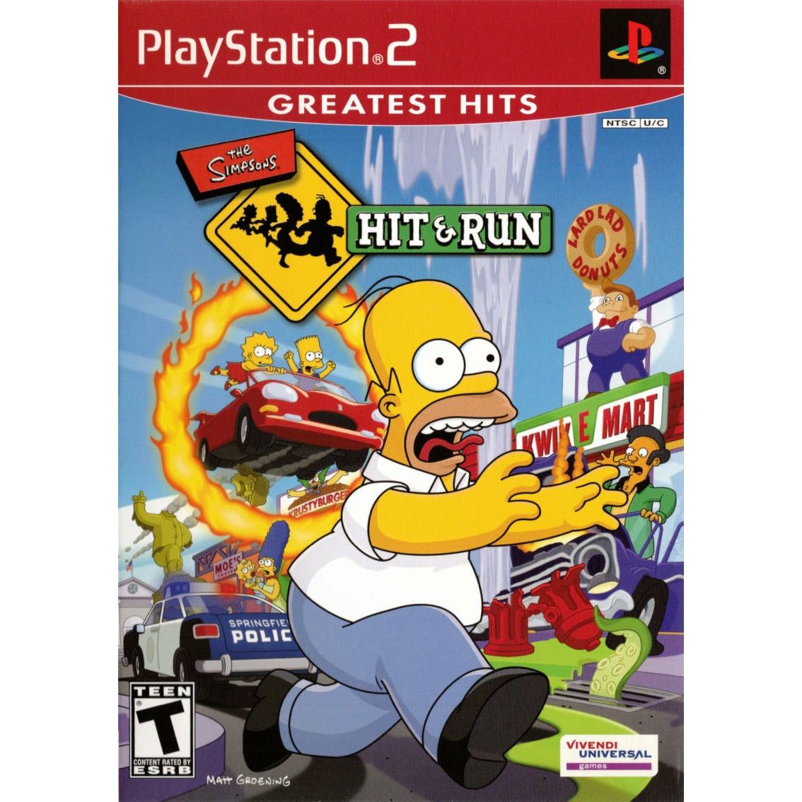 PS2 - Les Simpsons Hit &amp; Run