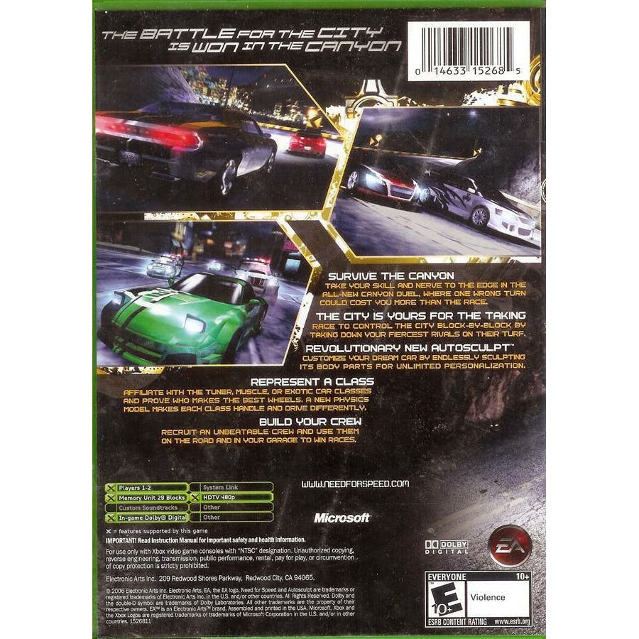 XBOX - Need for Speed Carbon