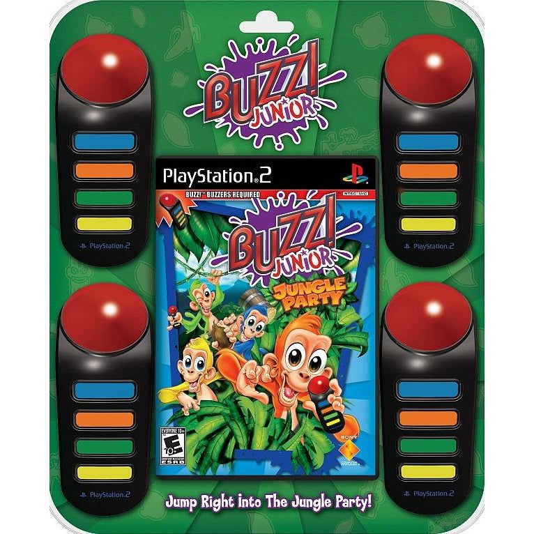 PS2 - Buzz! Junior Jungle Party (Requires Buzzers)