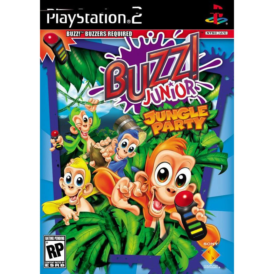 PS2-Buzz! Fête dans la jungle junior (nécessite des buzzers)