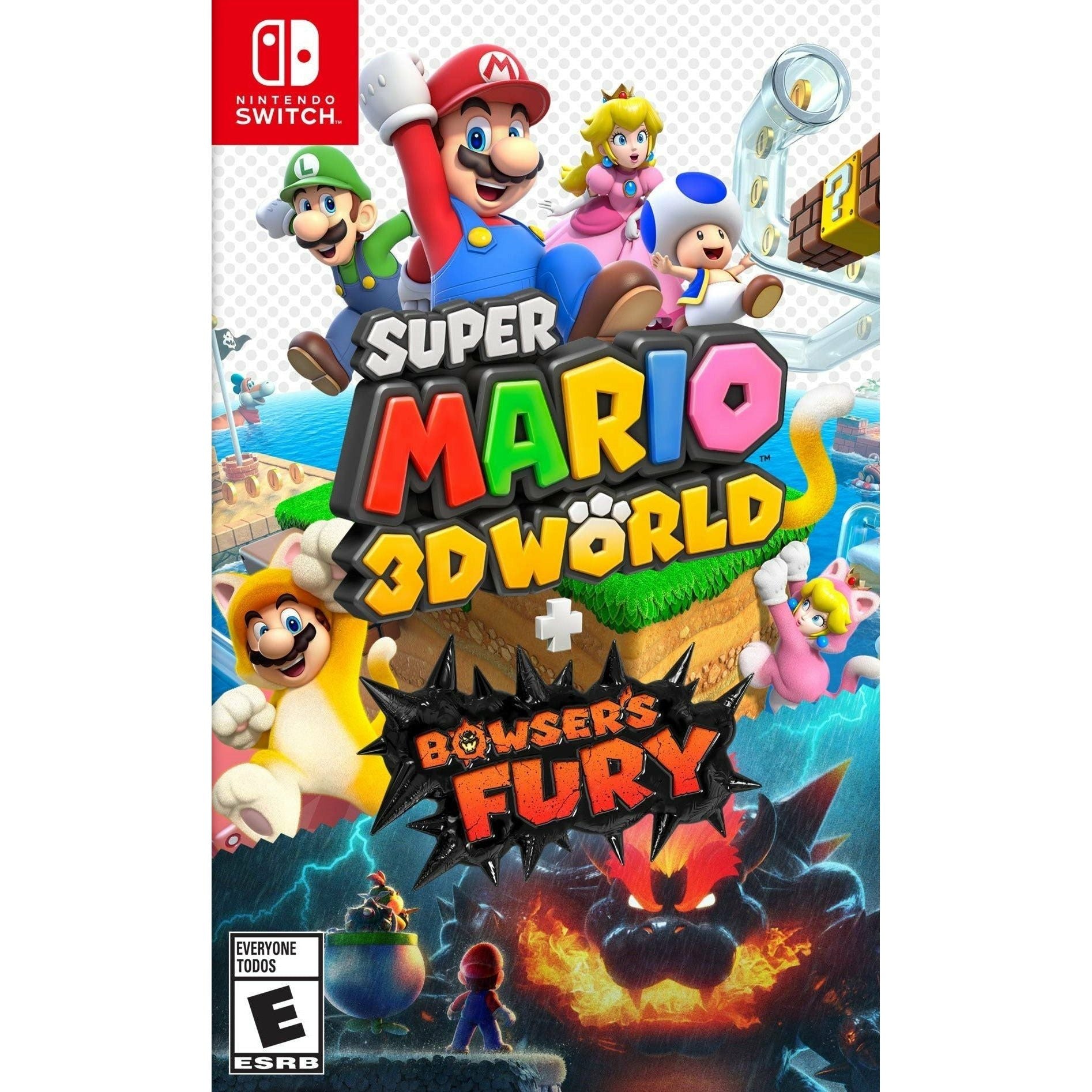 Switch - Super Mario 3D World + Bower's Fury (In Case)