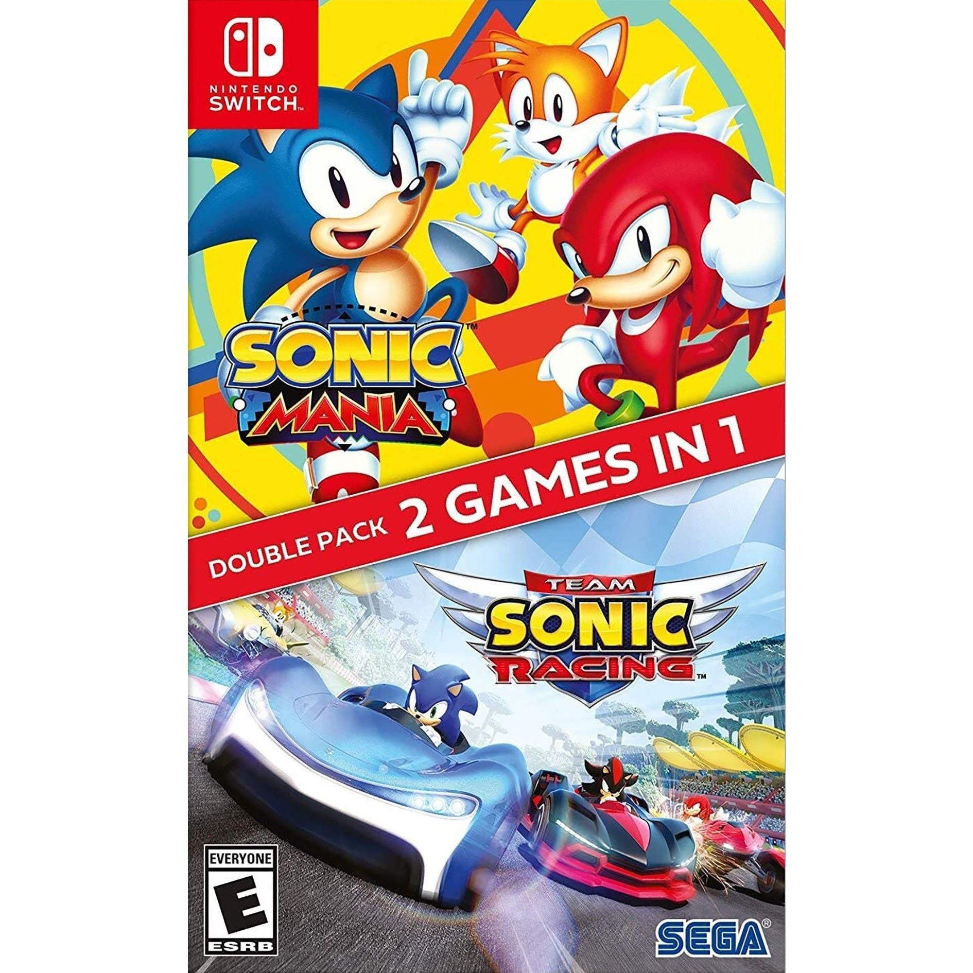 Switch - Sonic Mania / Team Sonic Racing (In Case)