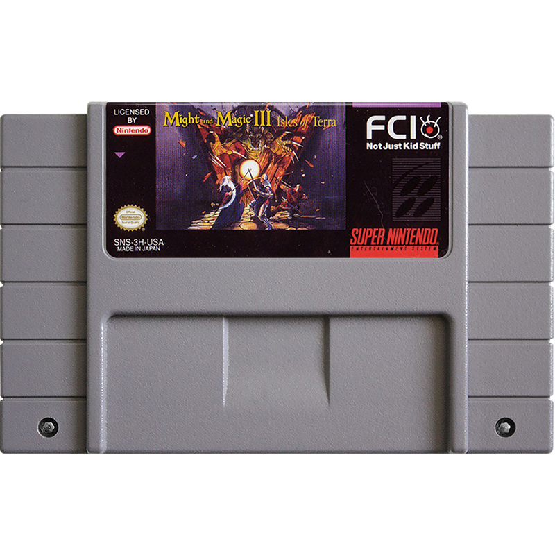 SNES - Might and Magic III Isles of Terra (Cartridge Only)