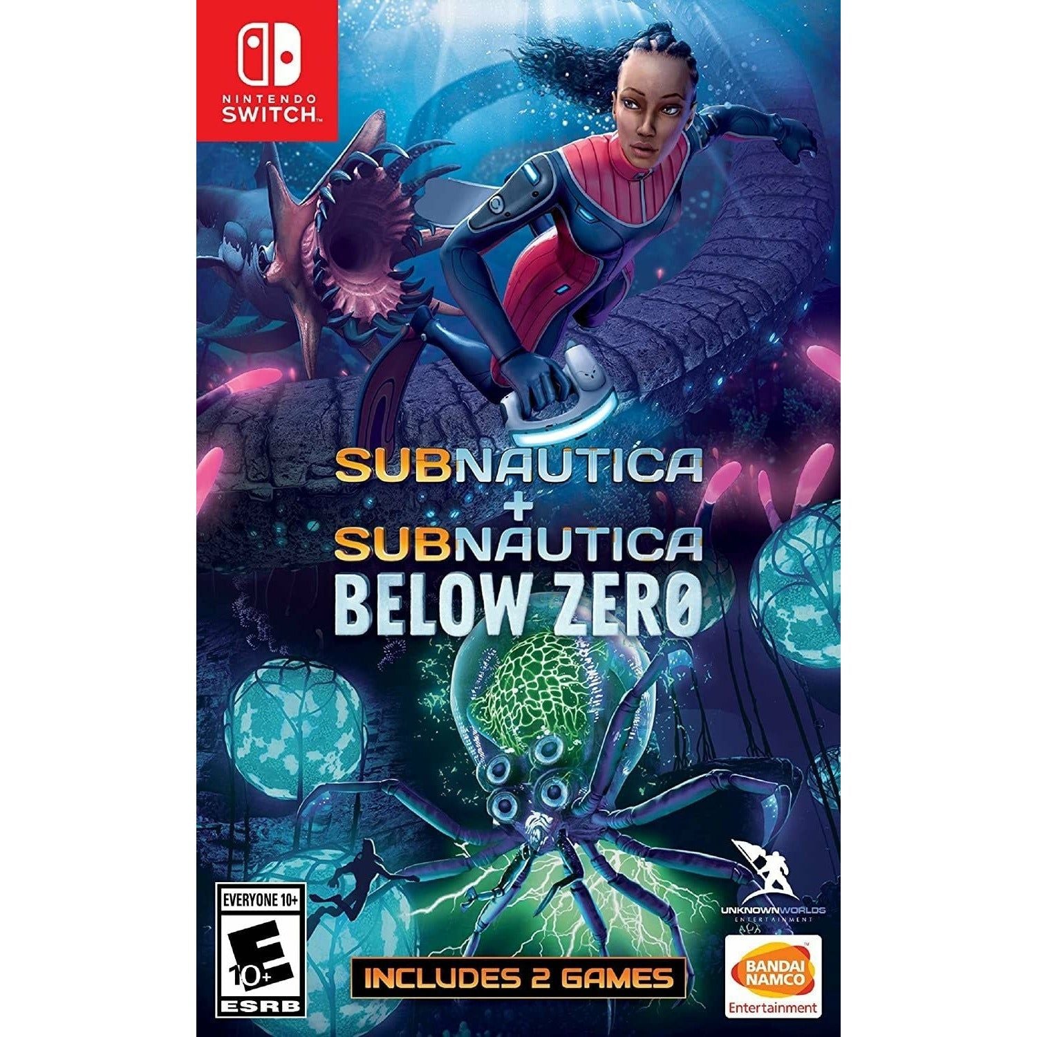 Switch - Subnautica + Subnautica Below Zero (In Case)