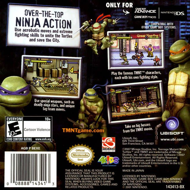GBA - TMNT (Cartridge Only)