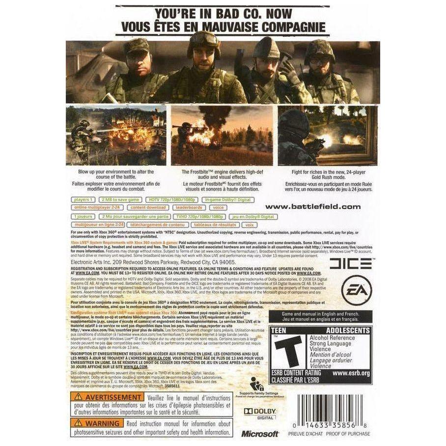 XBOX 360 - Battlefield Bad Company