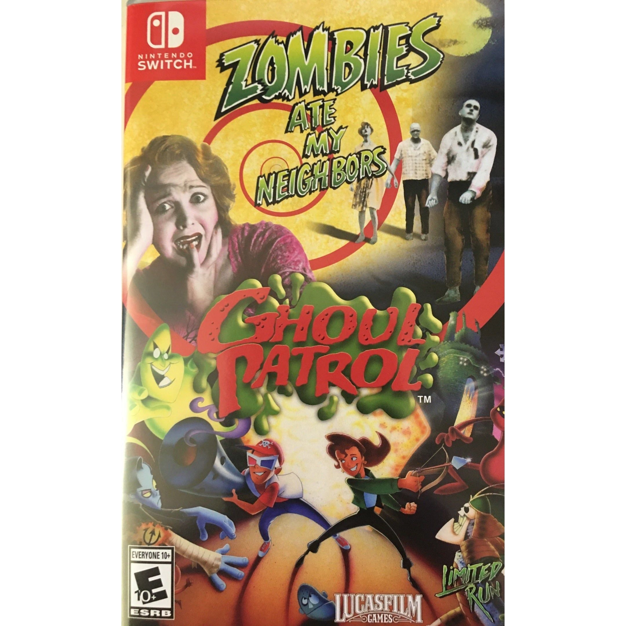 Switch - Zombies Ate My Neighbours et Ghoul Patrol (jeu à édition limitée #112) (au cas où / scellé)