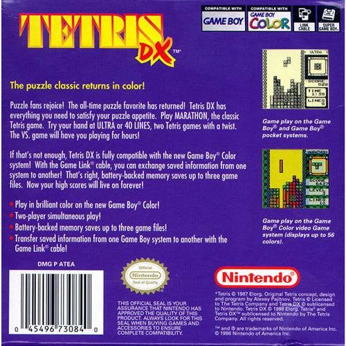 GBC - Tetris DX (cartouche uniquement)