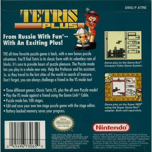 GB - Tetris Plus (Cartridge Only)
