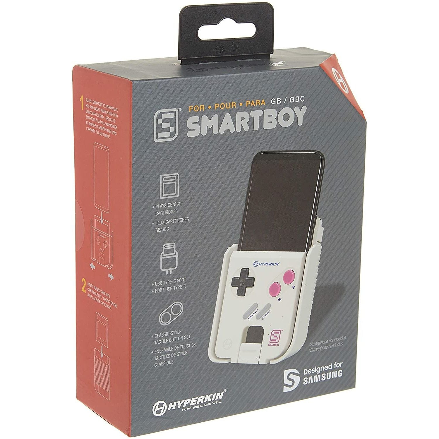 Appareil mobile Smartboy pour Game Boy/Game Boy Color (Android USB Type-C)