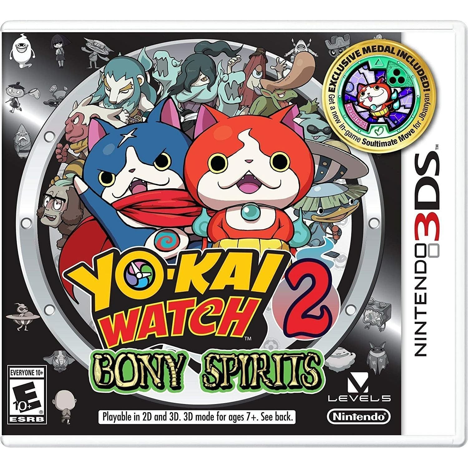 3DS - Yo-Kai Watch 2 Bony Spirits (In Case)