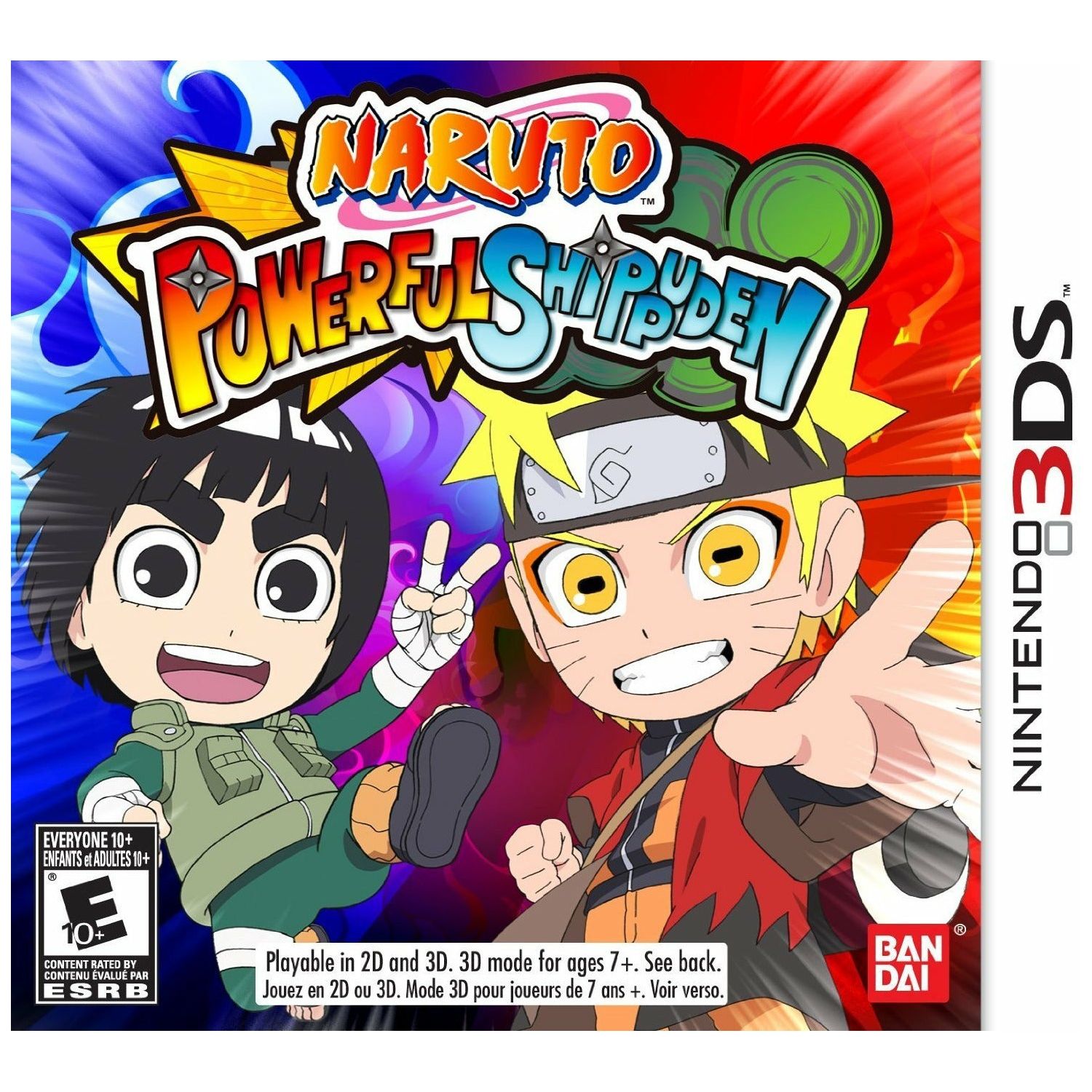 3DS - Naruto Powerful Shippuden (In Case)(W/Manual)