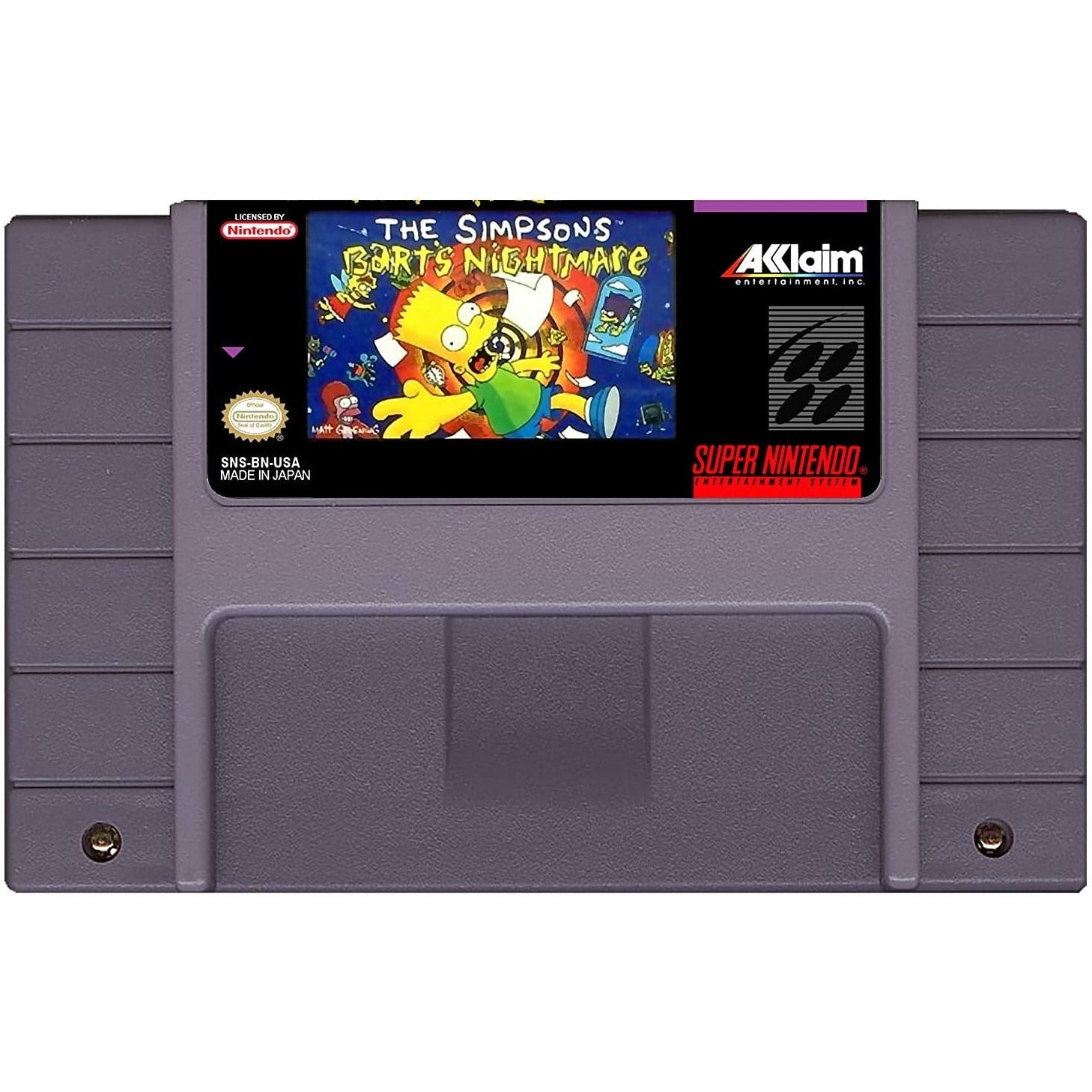 SNES - The Simpsons Bart's Nightmare (Cartridge Only)