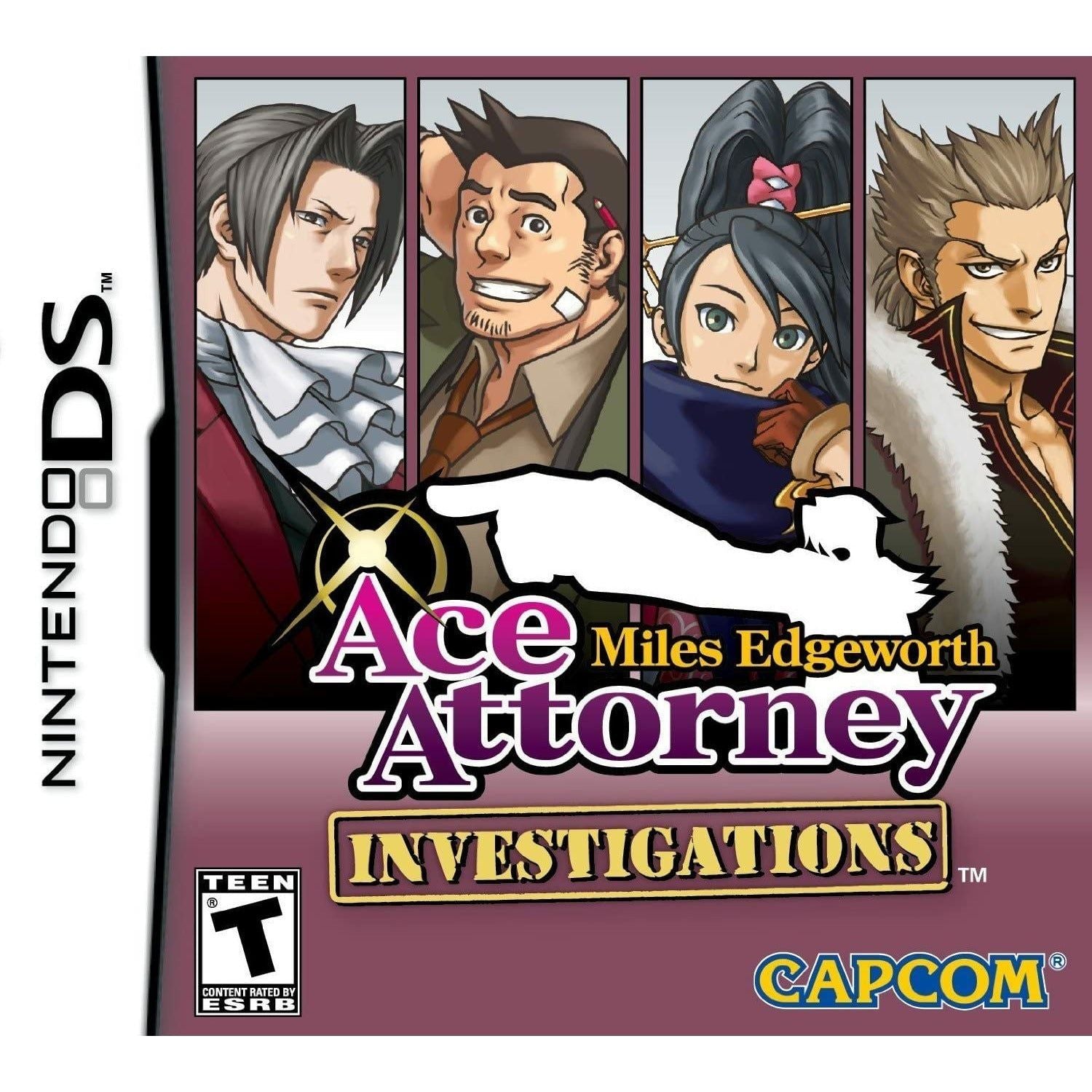 DS - Miles Edgeworth Ace Attorney Investigations (With Manual)