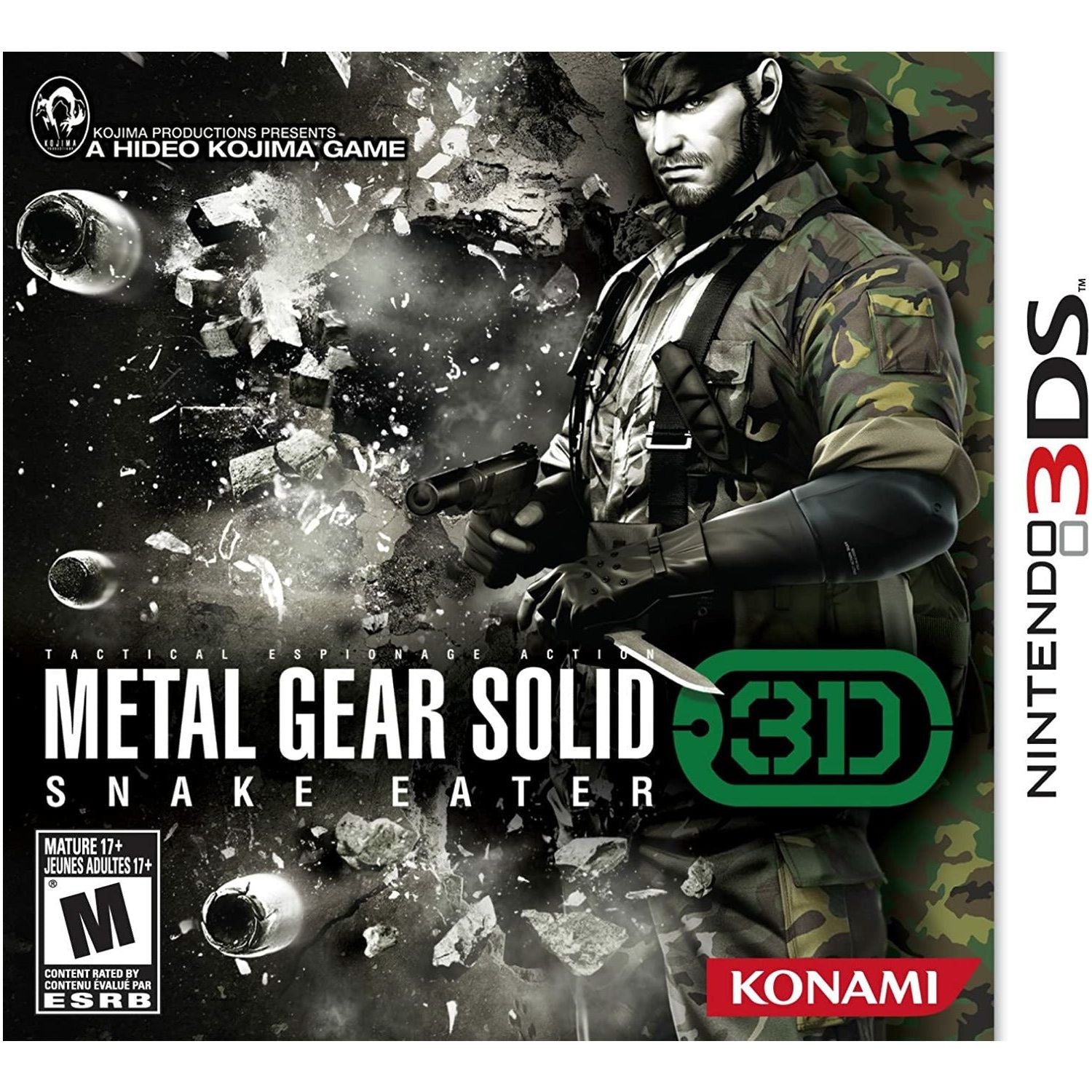 3DS - Metal Gear Solid Snake Eater 3D (In Case)