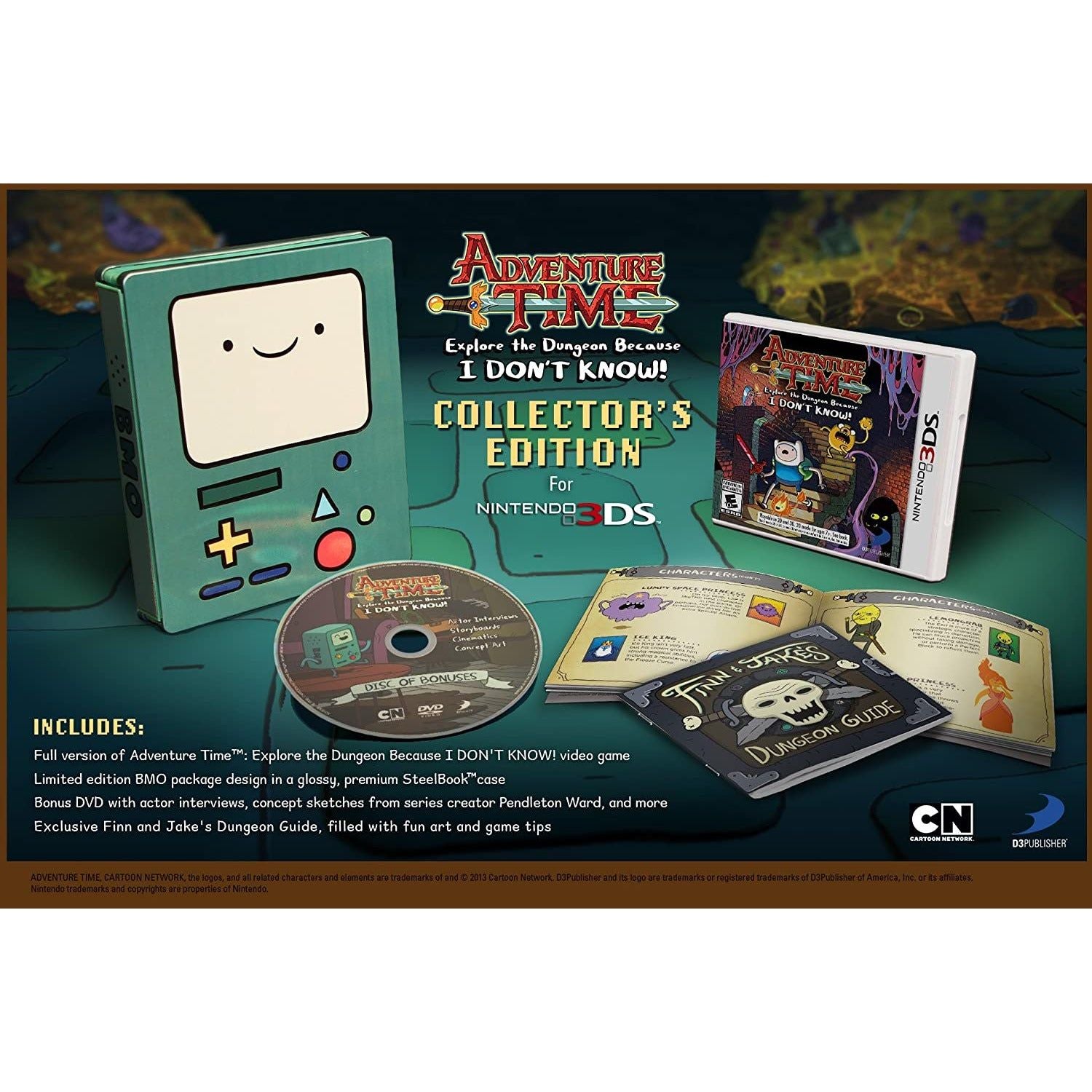 3DS - Adventure Time Explore the Dungeon Because I Don't Know Collector's Edition