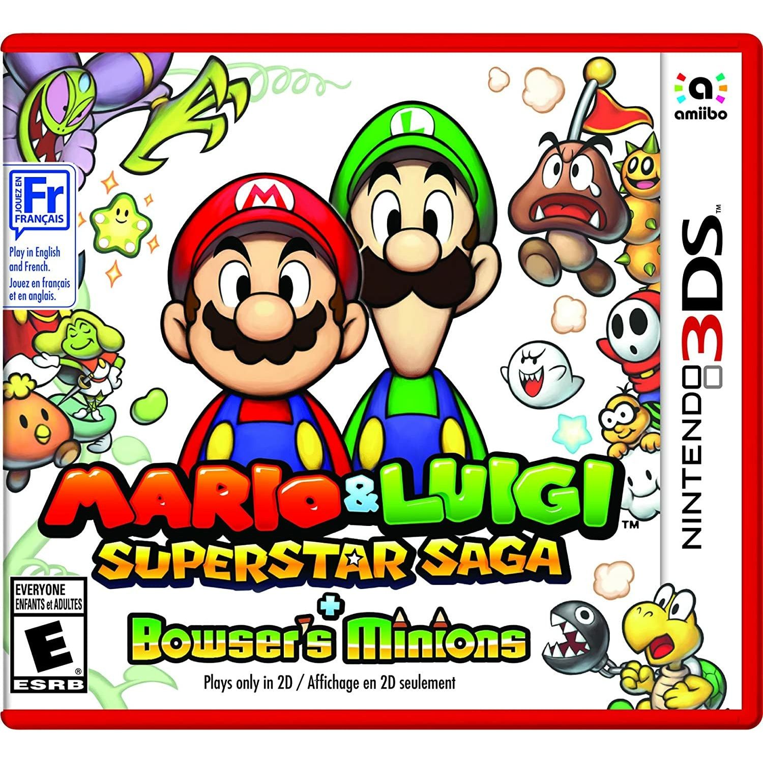 3DS - Mario & Luigi Superstar Saga + Bowser's Minions (In Case)