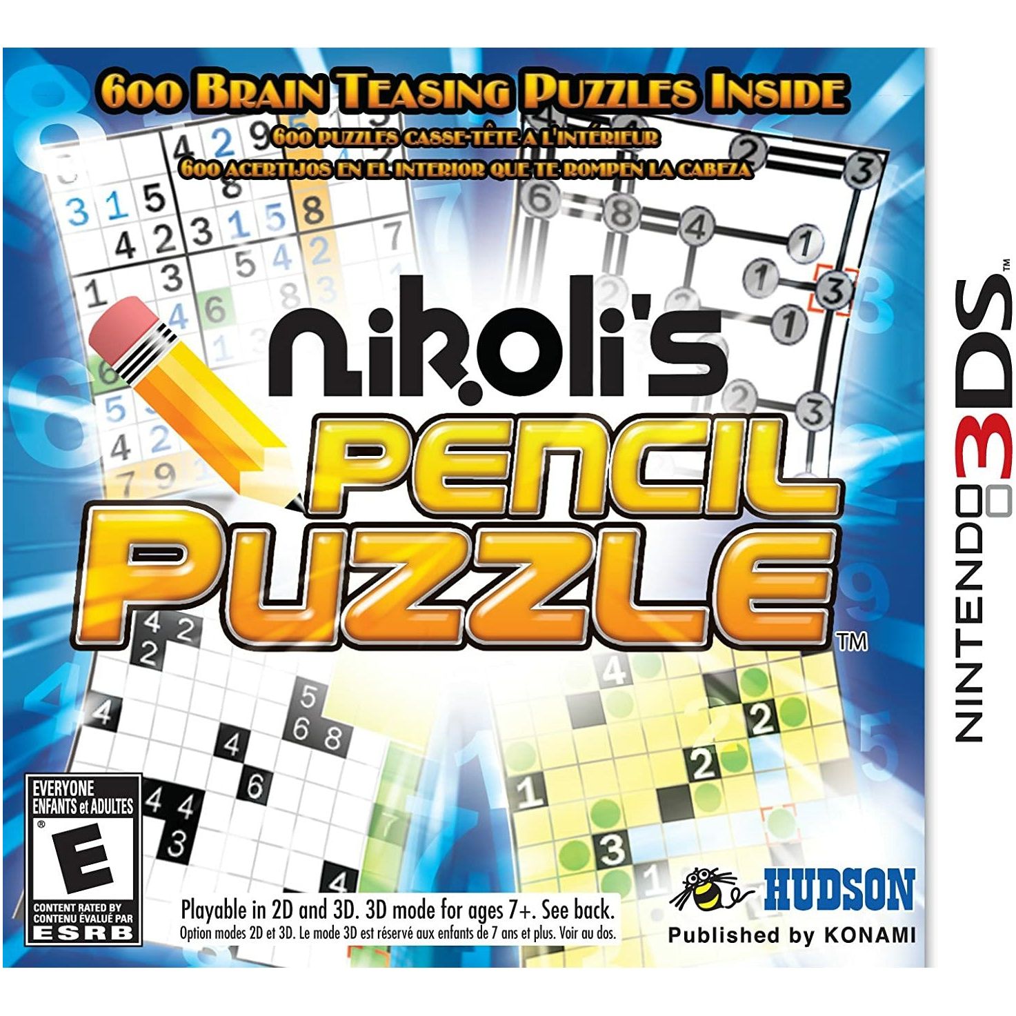 3DS - Le puzzle crayon de Nikoli (dans son étui)