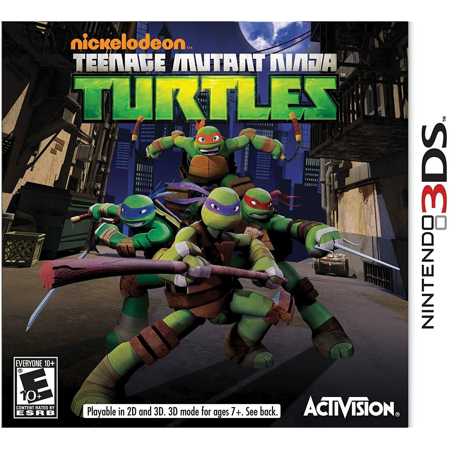 3DS - Nickelodeon Teenage Mutant Ninja Turtles (In Case)