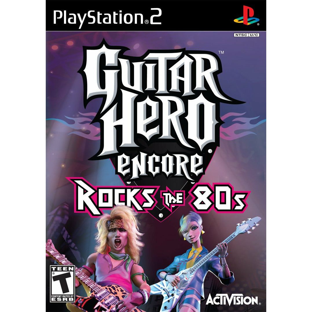 PS2 - Guitar Hero Rocks the 80's
