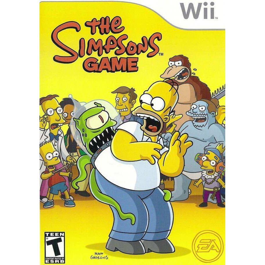 Wii - Le jeu Les Simpsons