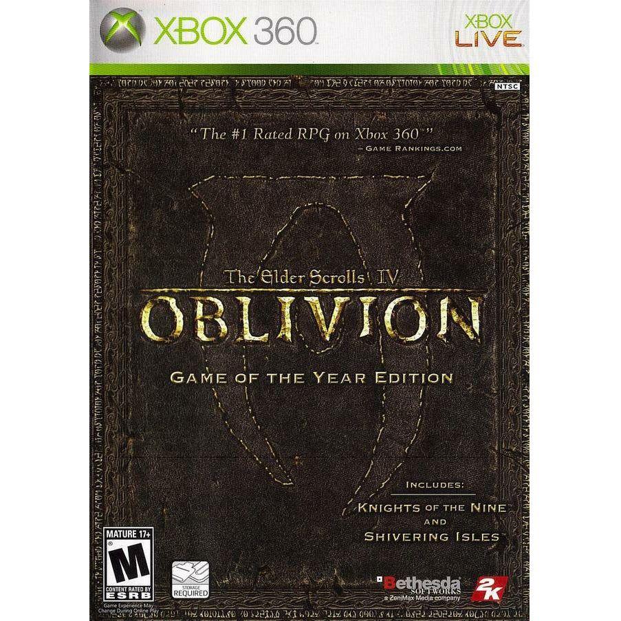 XBOX 360 - The Elder Scrolls IV Oblivion (Game of the Year Edition)