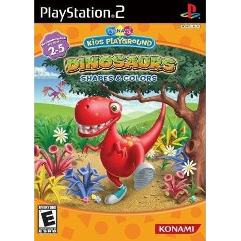 PS2 -  Konami Kids Playground Dinosaurs Shapes & Colors