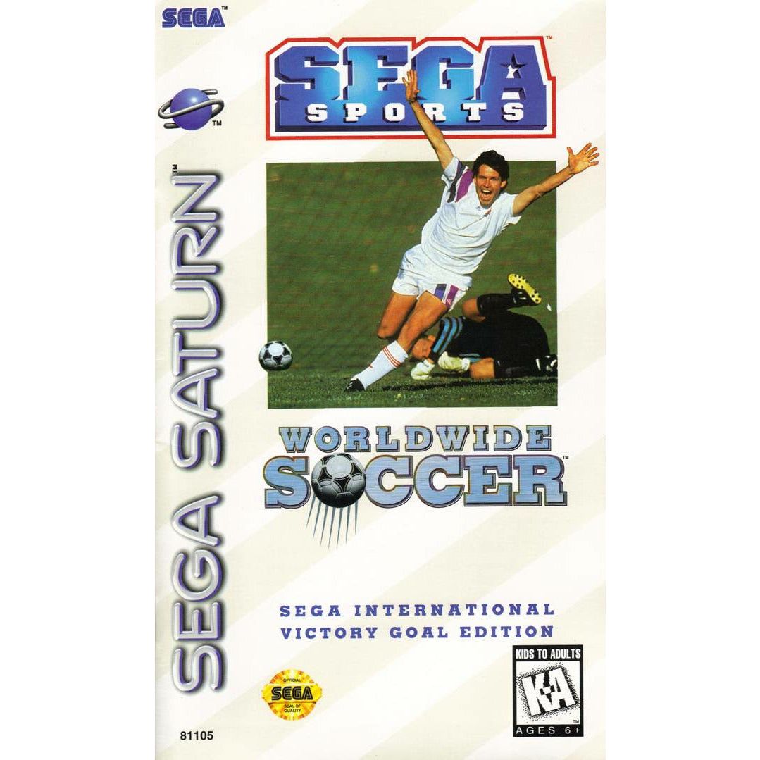 SATURN - Édition mondiale de but de victoire internationale de football Sega