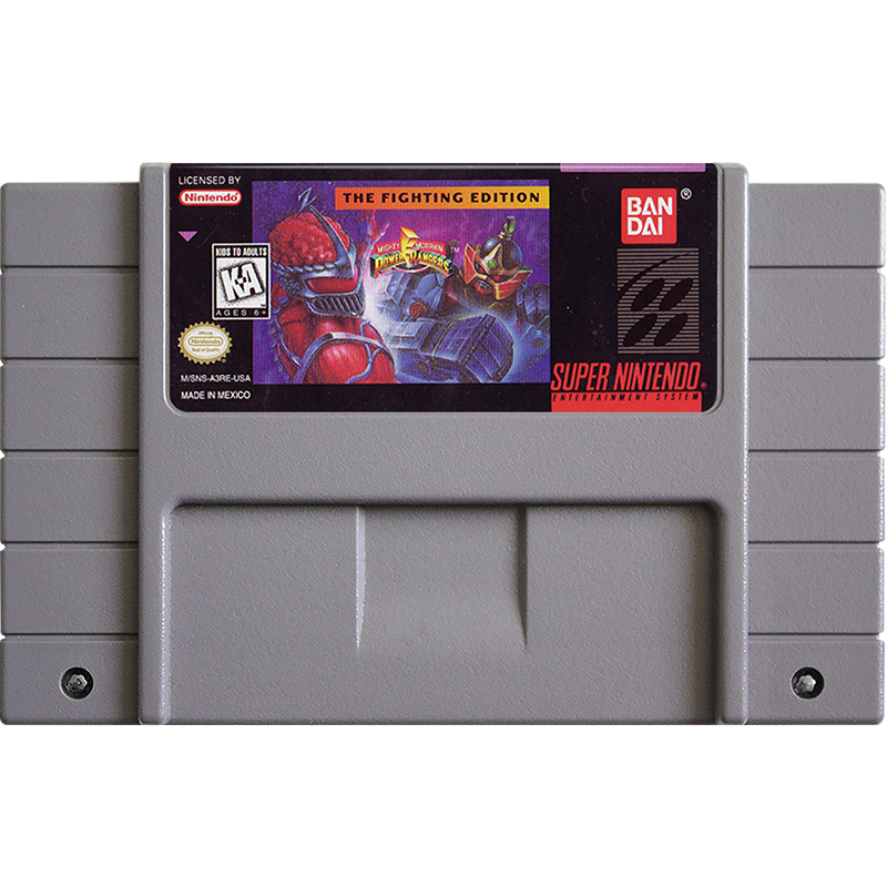 SNES - Mighty Morphin Power Rangers The Fighting Edition (cartouche uniquement)