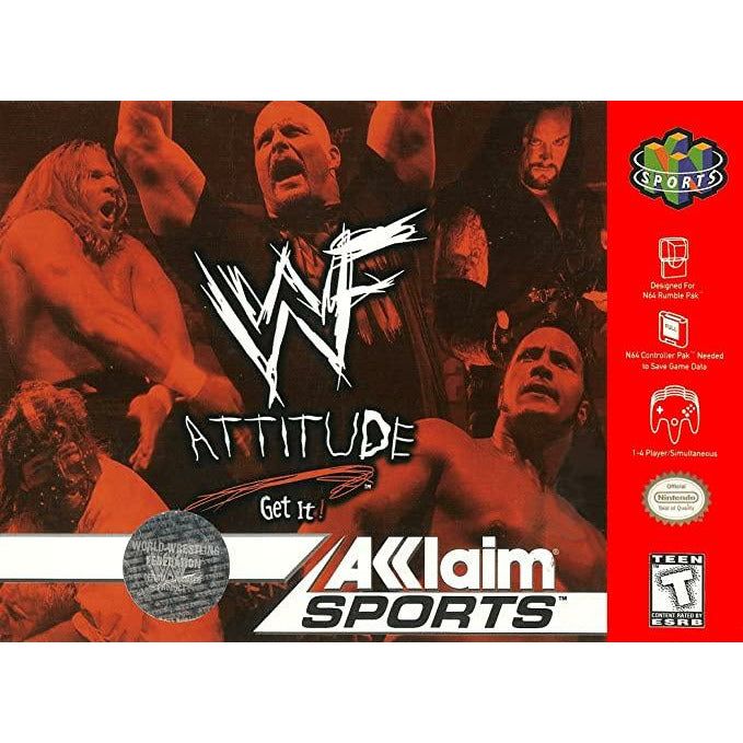 N64 - WWF Attitude (Complete in Box)