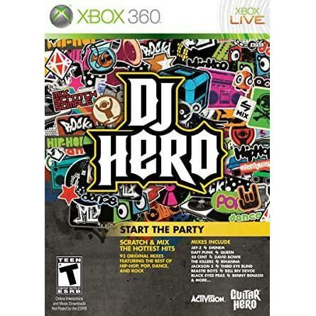XBOX 360 - DJ Hero avec platine vinyle