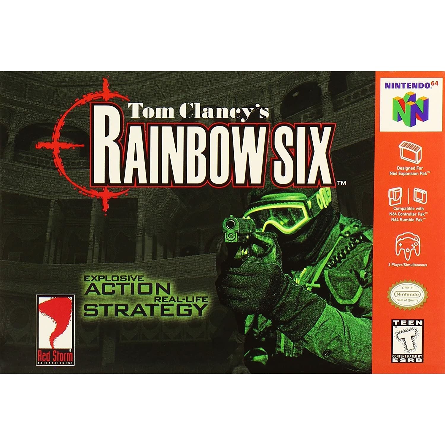 N64 - Tom Clancy's Rainbow Six (complet en boîte)