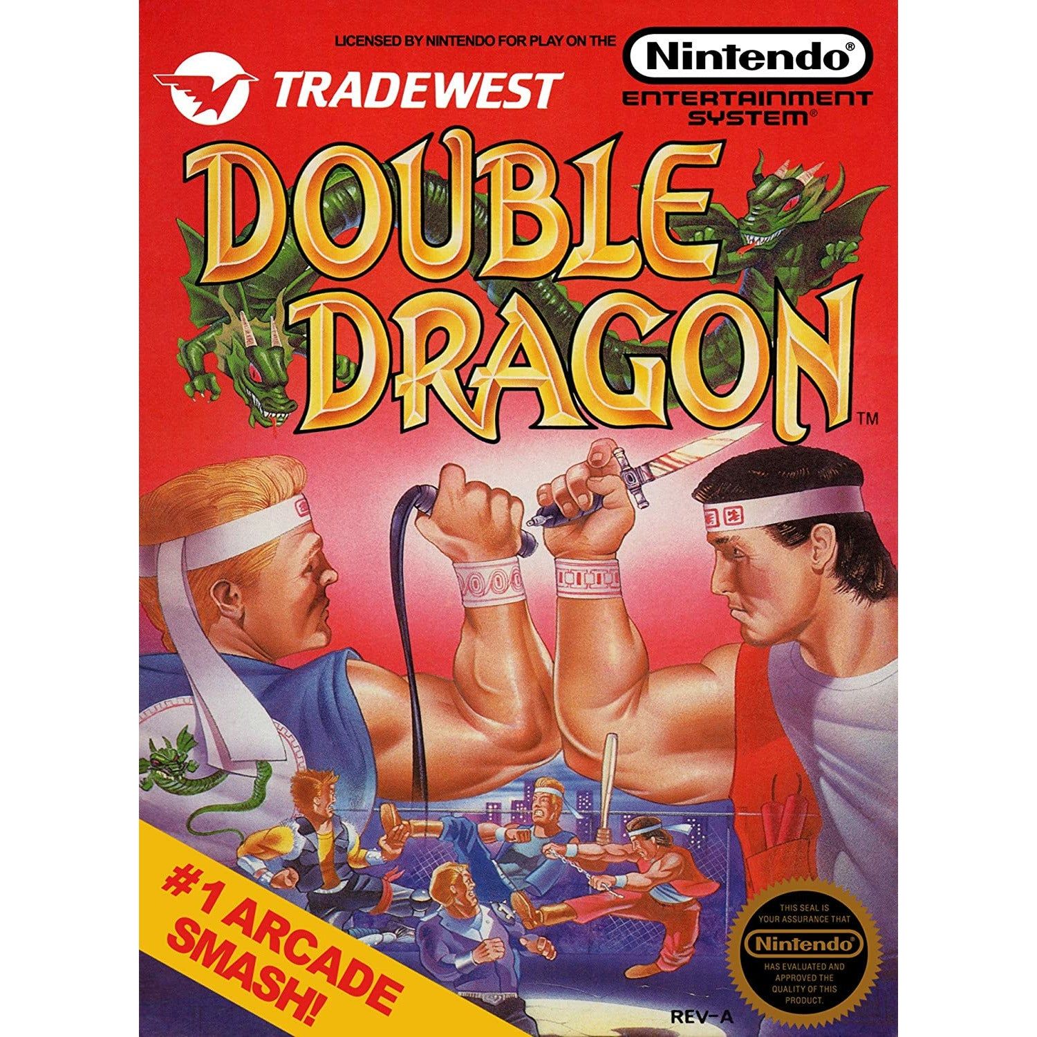 NES - Double Dragon (Complete In Box)