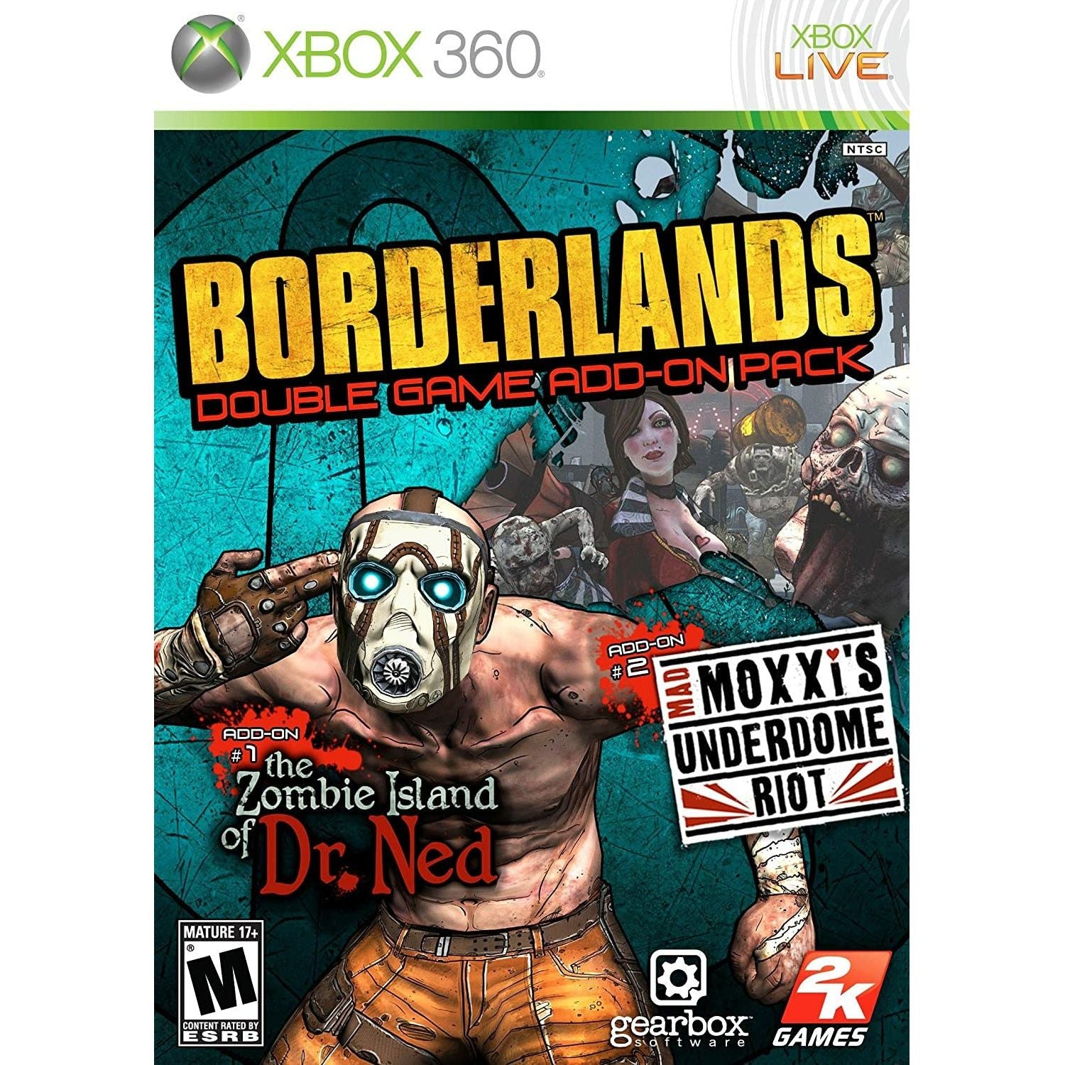 XBOX 360 - Pack complémentaire de jeu double Borderlands 1 et 2