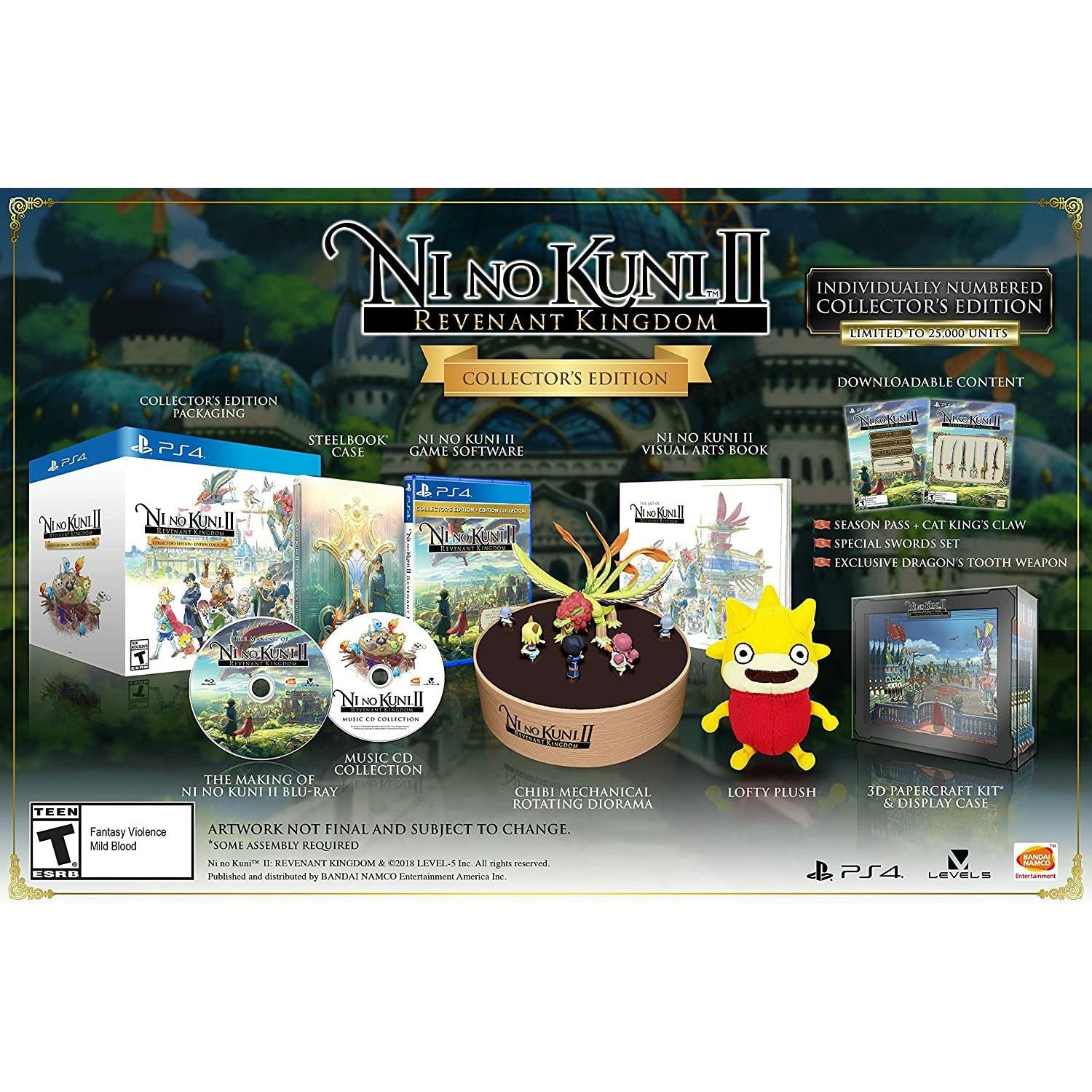 PS4 - Ni No Kuni II Revenant Kingdom Collector's Edition