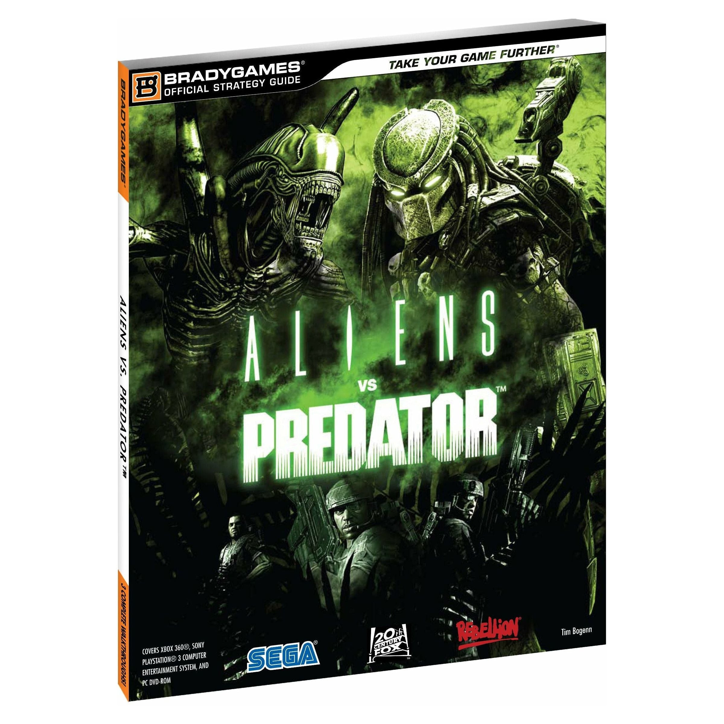 STRAT - Aliens VS. Predator - BradyGames