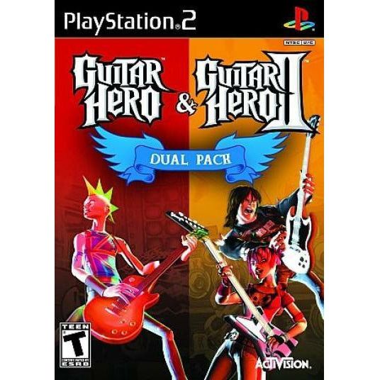 PS2 - Guitar Hero et Guitar Hero II (Pack double)
