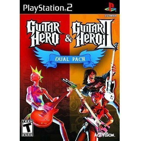 PS2 - Guitar Hero & Guitar Hero II (Dual Pack)