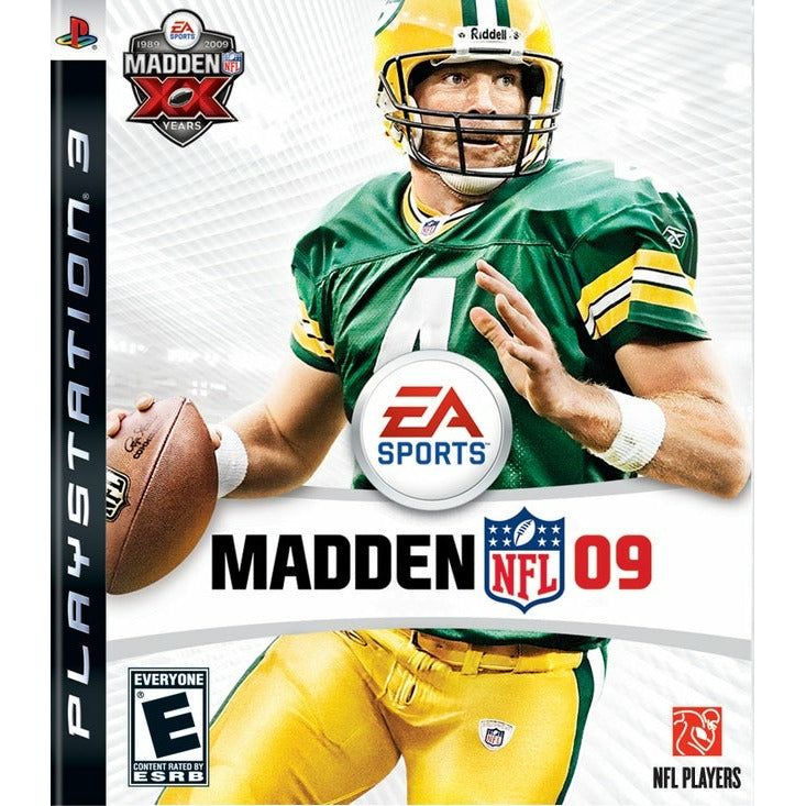 PS3 - Madden NFL 09 (Couverture imprimée)