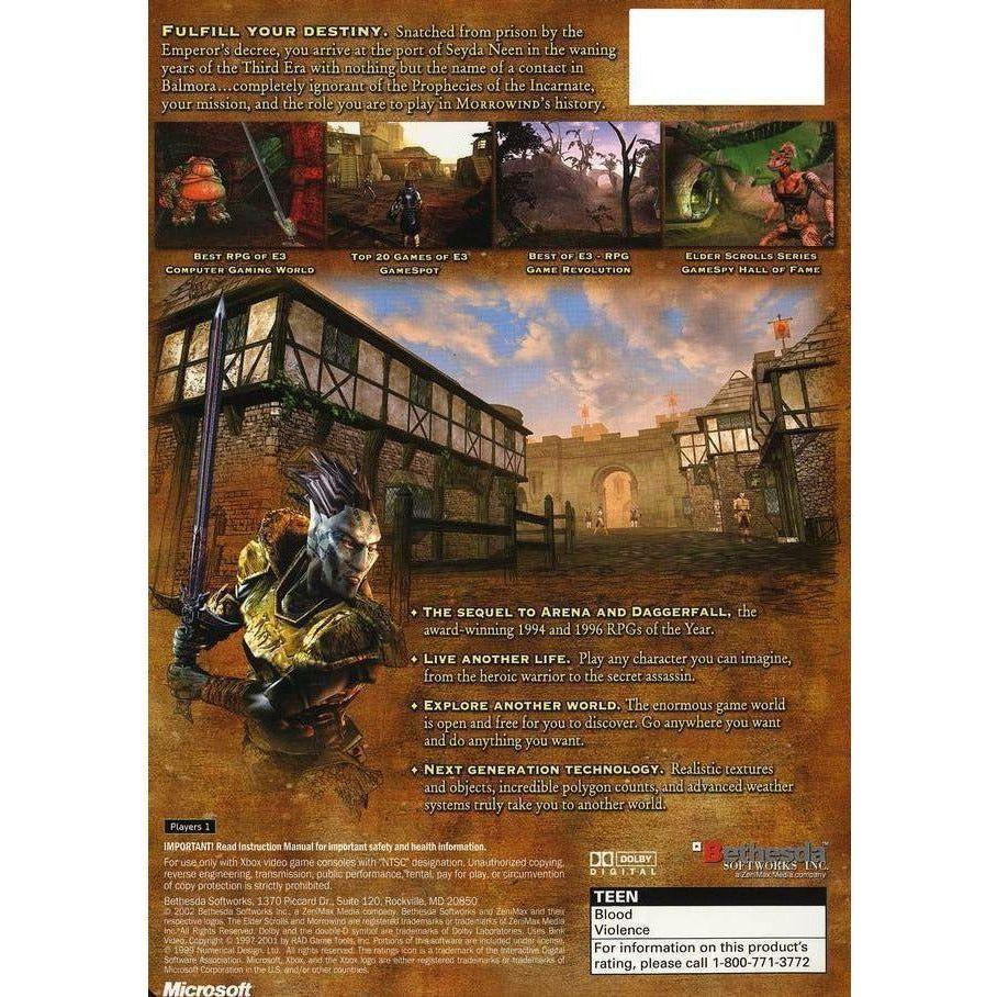 XBOX - The Elder Scrolls III Morrowind