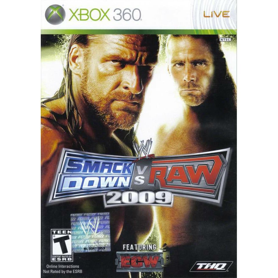 XBOX 360 - WWE Smackdown vs Raw 2009