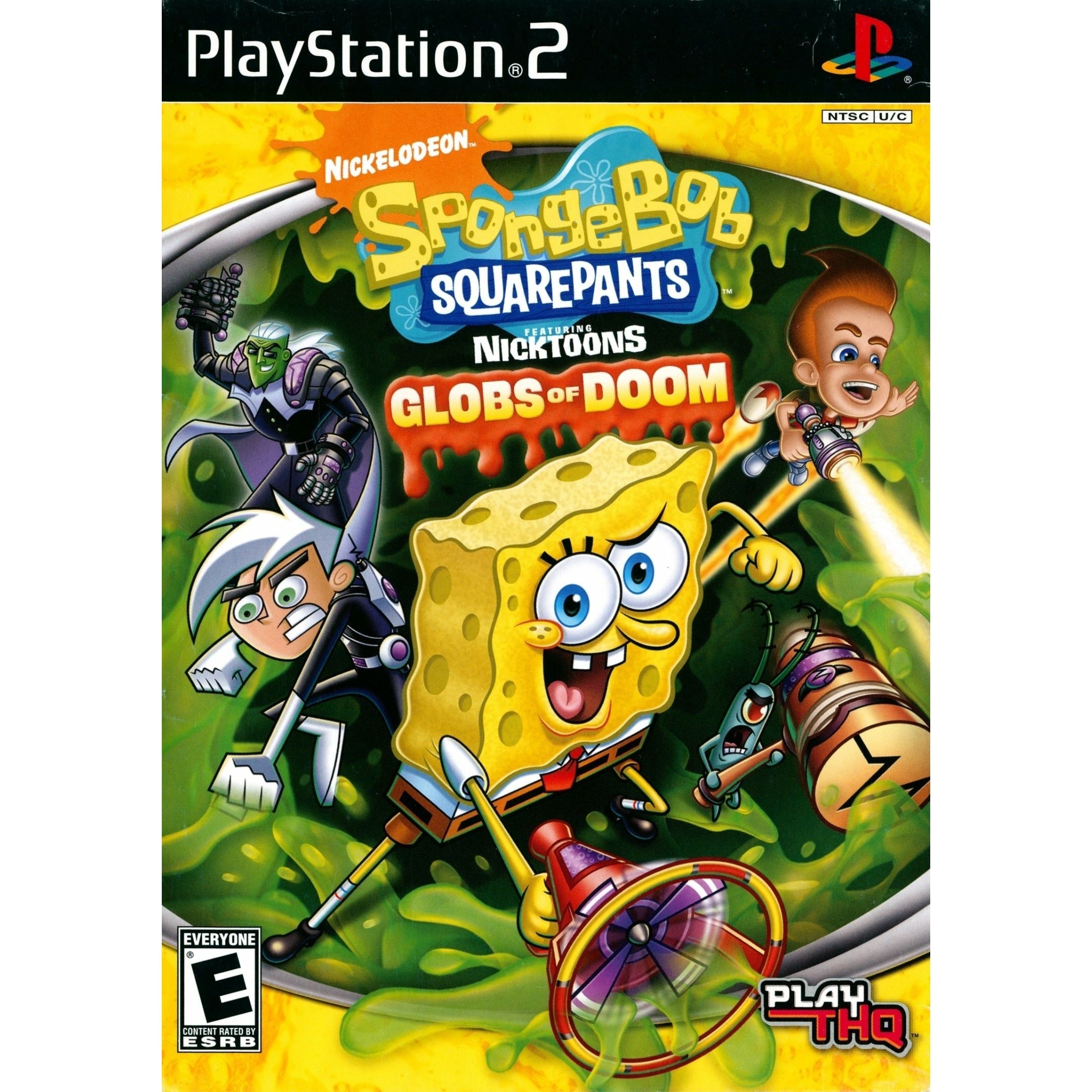 PS2 - Spongebob Squarepants Featuring Nicktoons Globs of Doom