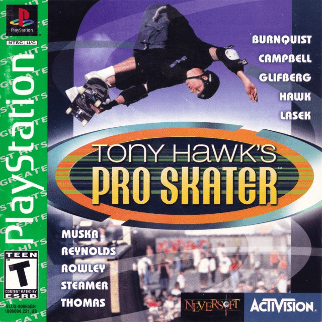 PS1 - Le patineur professionnel de Tony Hawk