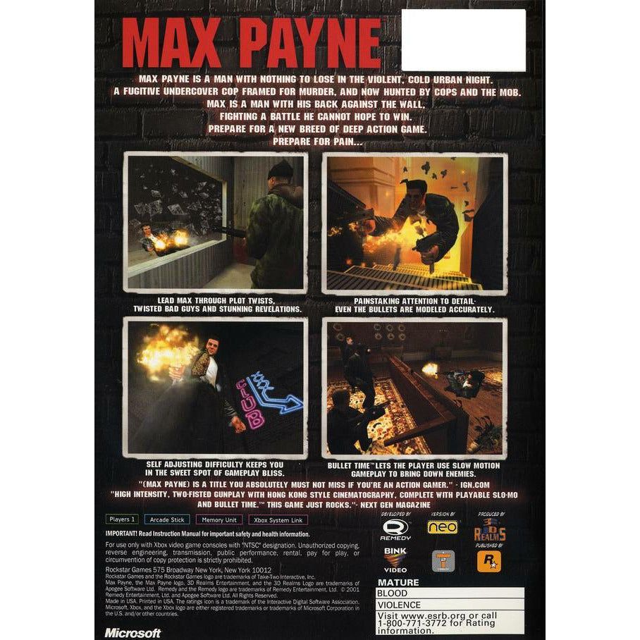 XBOX - Max Payne