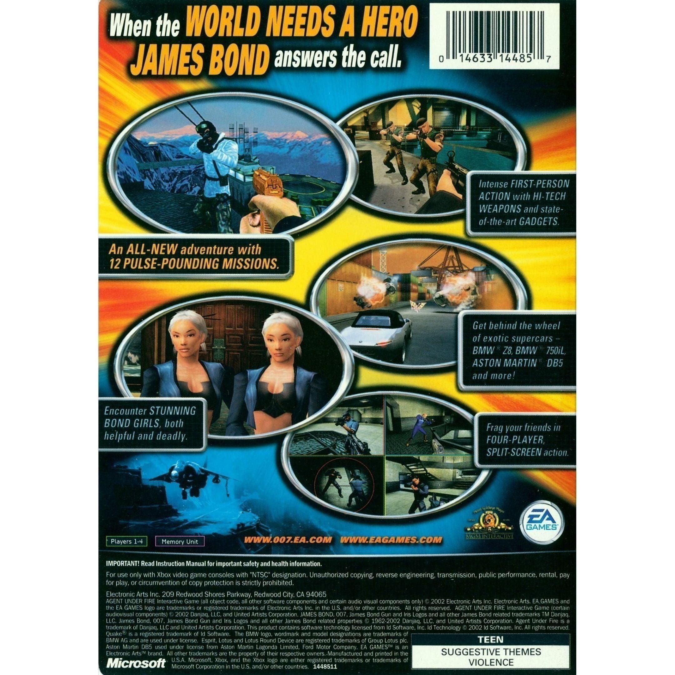 XBOX - James Bond 007 dans Agent Under Fire