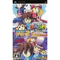 PSP - RockMan Dash & RockMan Dash 2 Value Pack (In Box)(Japanese)
