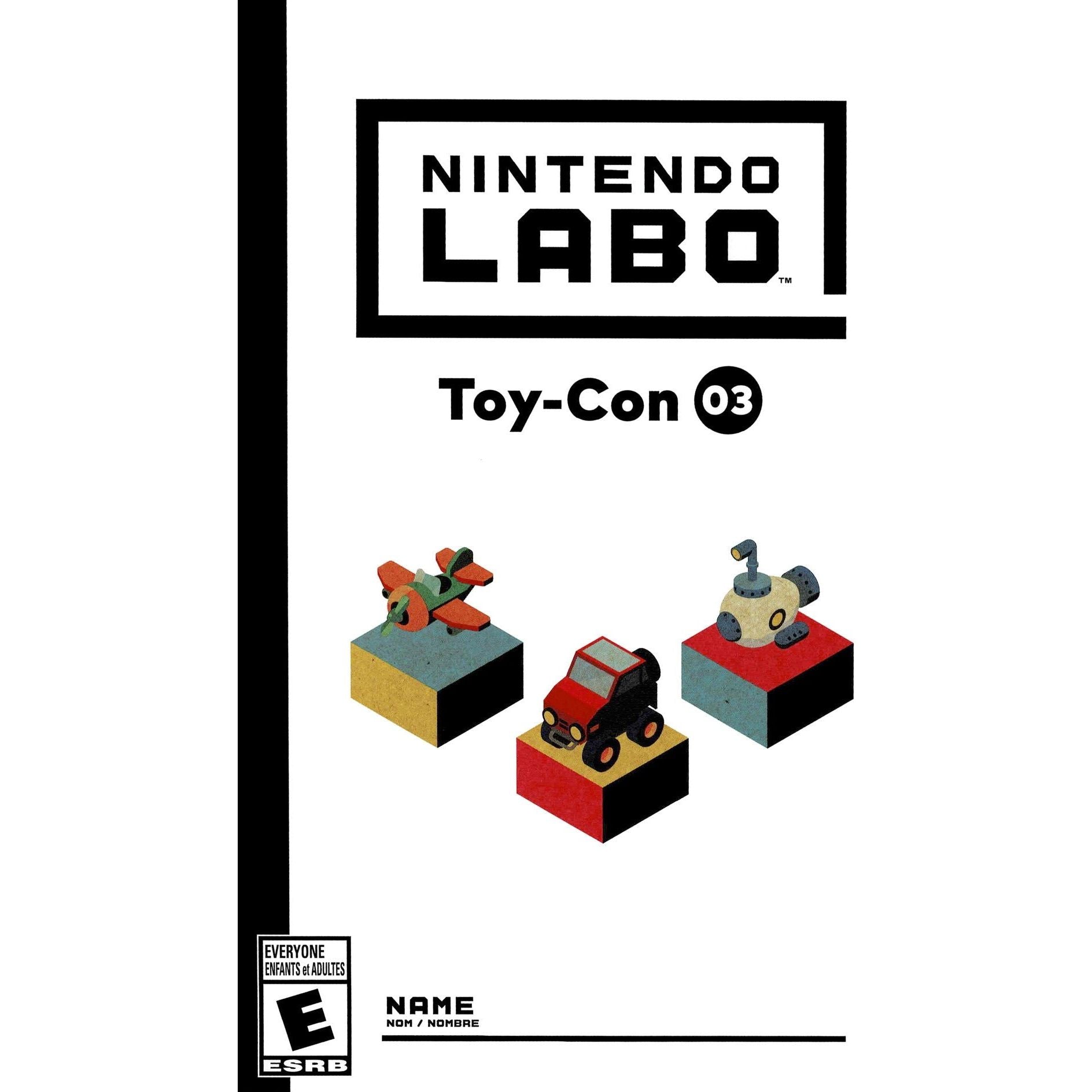 Switch - Nintendo Labo: Toycon 03 Vehicle Kit (Game Only/In Case)