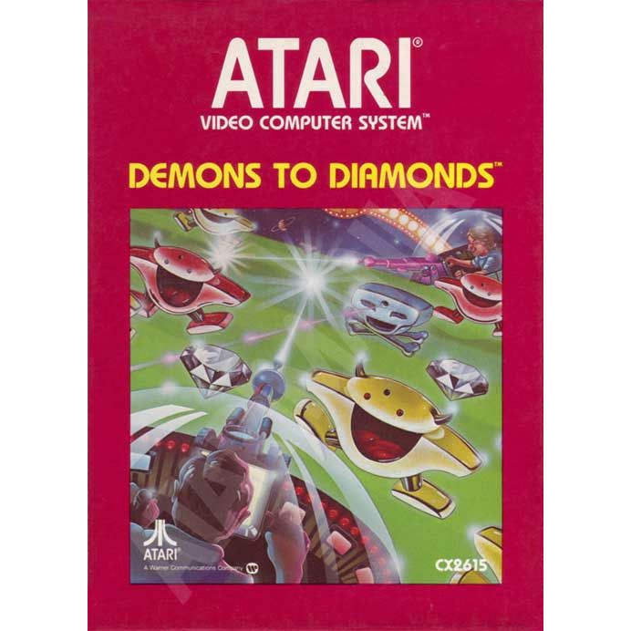 Atari 2600 - Des démons aux diamants (cartouche uniquement)