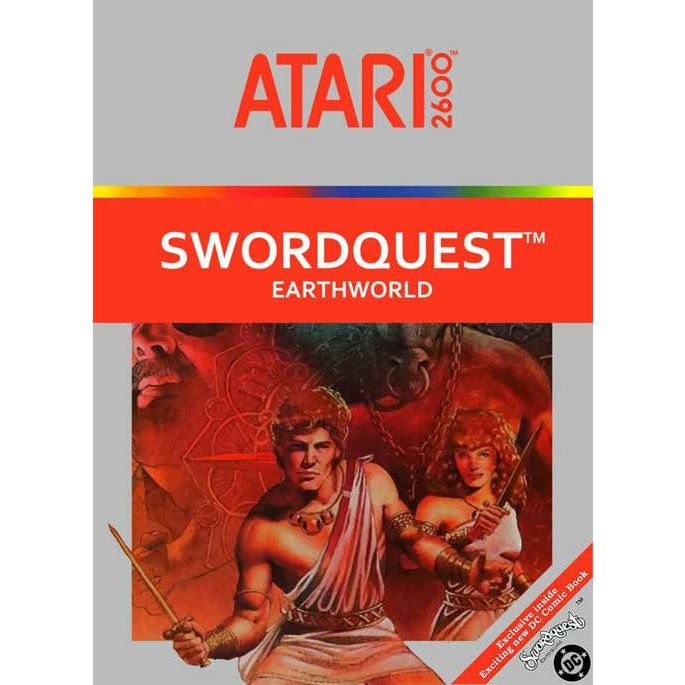 Atari 2600 - SwordQuest EarthWorld (Complete in Box)