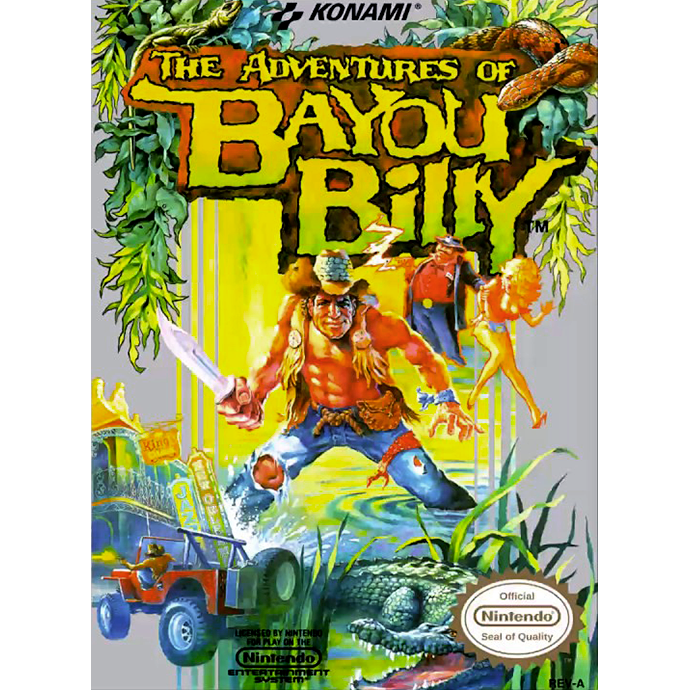 NES - Les Aventures de Bayou Billy (Complet en boîte)